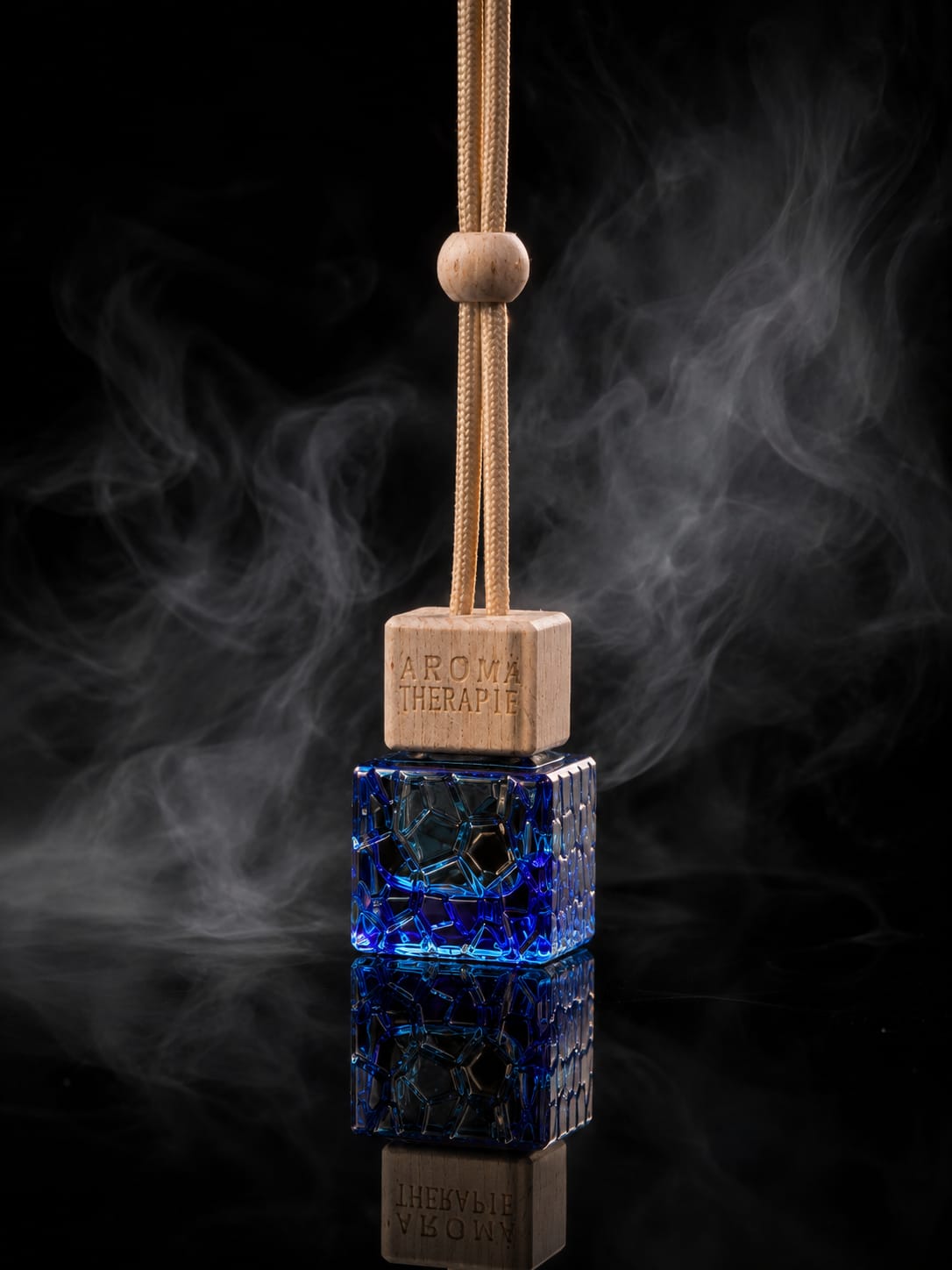 Luxury Wooden Cap Hanging Car Perfume
