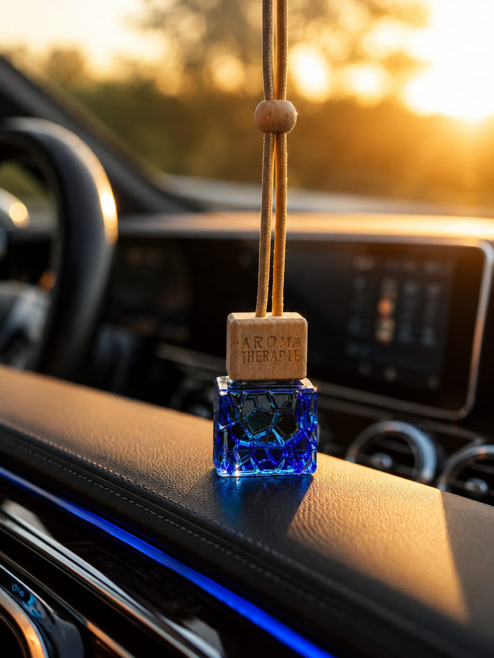 Luxury Wooden Cap Hanging Car Perfume